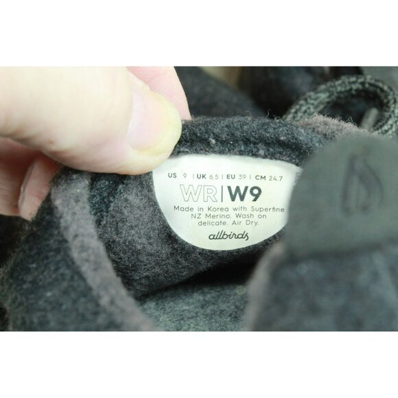 Allbirds Wool Runners Sneakers 9 Gray Running Casual Shoes Lightweight Lace Up - Picture 8 of 9